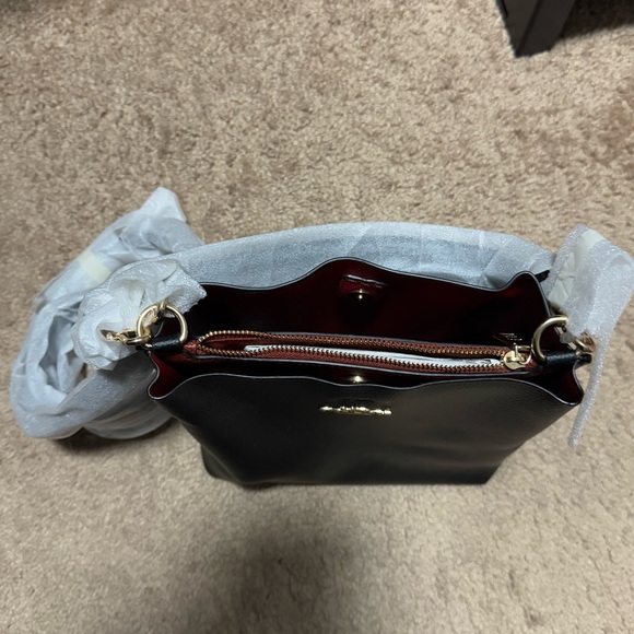 Coach Mollie Bucket Bag 22 in color Black - Picture 4 of 5